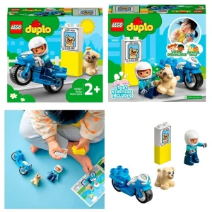 Конструктор LEGO DUPLO Town Поліцейський мотоцикл, 10967 UA