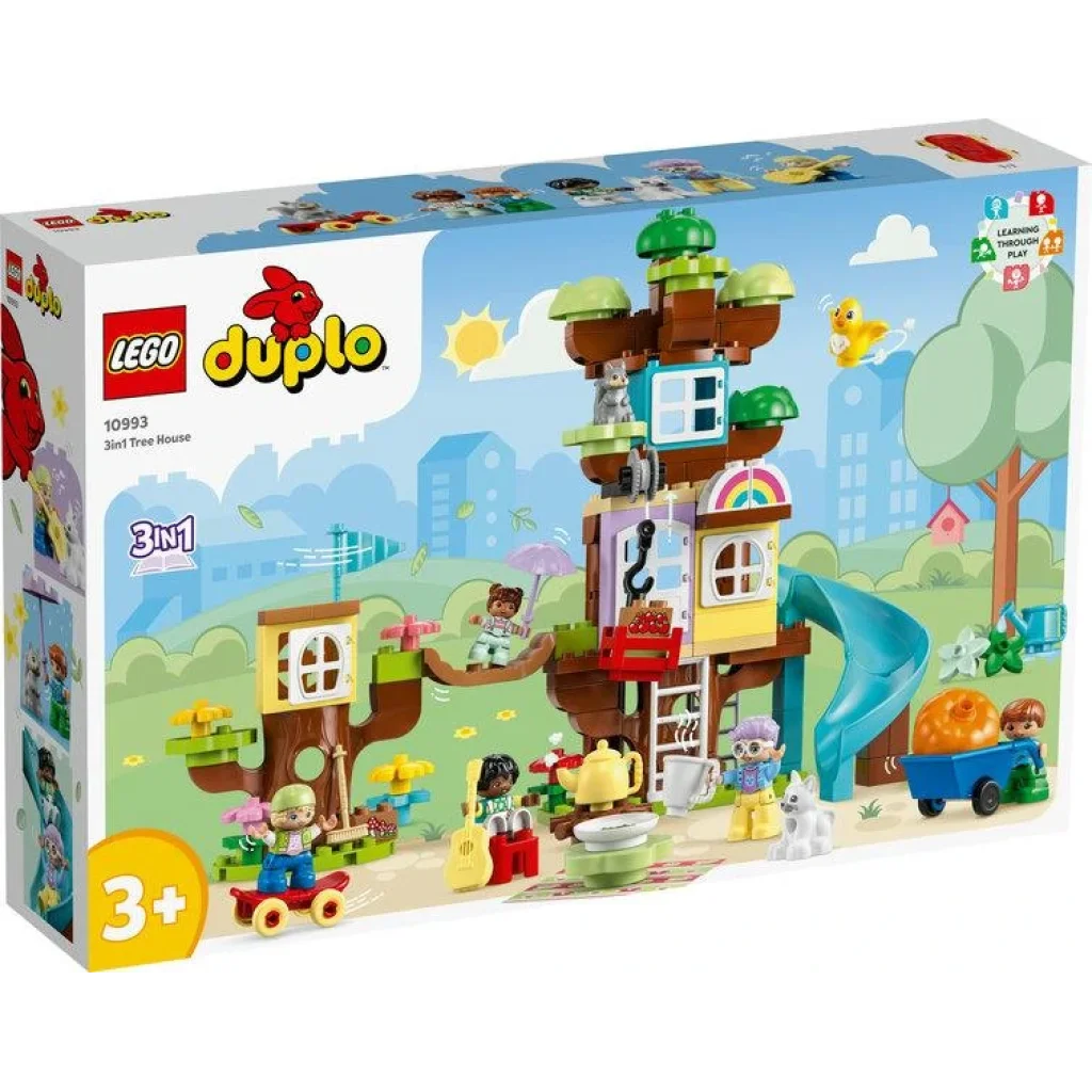 Конструктор LEGO DUPLO Будиночок на дереві 3 в 1, 10993 UA