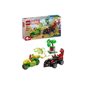 Конструктор LEGO Spidey Перегони на електромобілях з динозаврами, 11198 UA