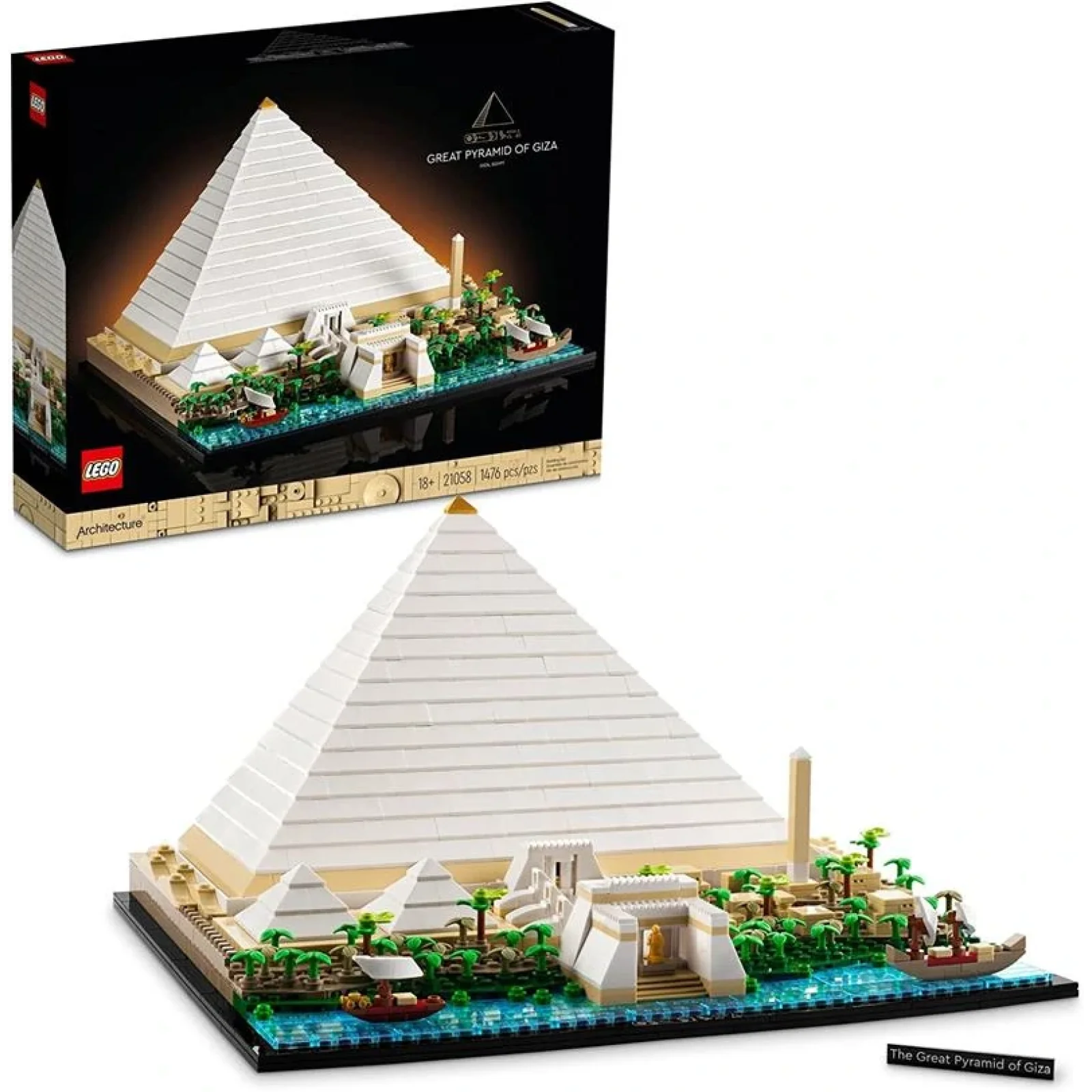 Конструктор LEGO Architecture Піраміда Хеопса, 21058 UA