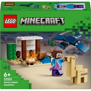 Конструктор LEGO Minecraft Експедиція Стіва в пустелю, 21251 UA