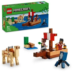 Конструктор LEGO Minecraft Подорож на піратському кораблі, 21259- UA