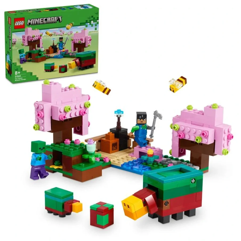 Конструктор LEGO Minecraft Квітучий вишневий сад, 21260- UA