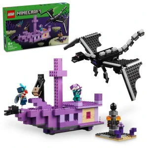 Конструктор LEGO Minecraft Дракон Енду і Корабель Краю, 21264 UA