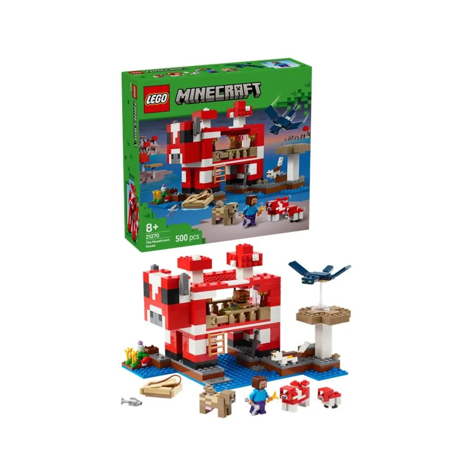 Конструктор LEGO Minecraft Грибний будинок, 21270 UA