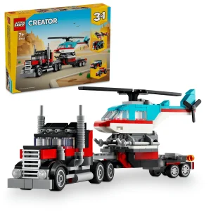 Конструктор LEGO Creator Бортова вантажівка з гелікоптером, 31146 UA