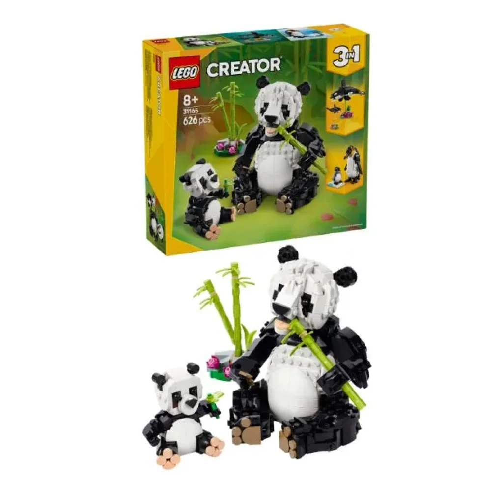 Конструктор LEGO Creator Дикі тварини: пандові, 31165 UA