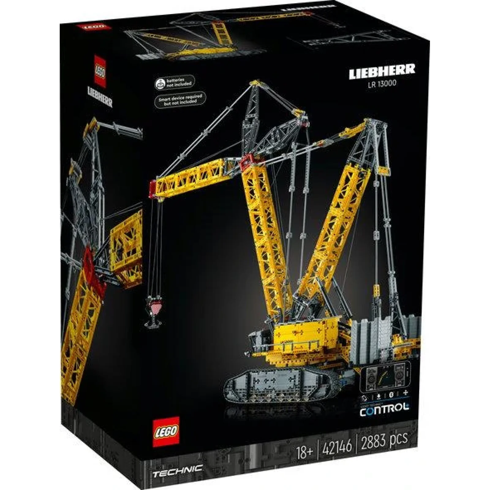 Конструктор LEGO Technic Гусеничний підйомний кран Liebherr LR 13000, 42146 UA
