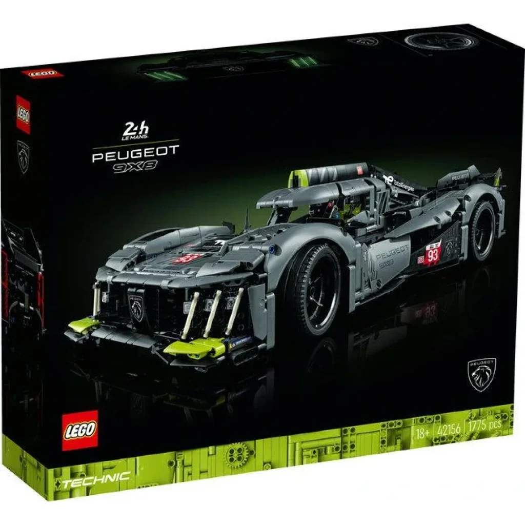 Конструктор LEGO Technic PEUGEOT 9X8 24H Le Mans Hybrid, 42156 UA