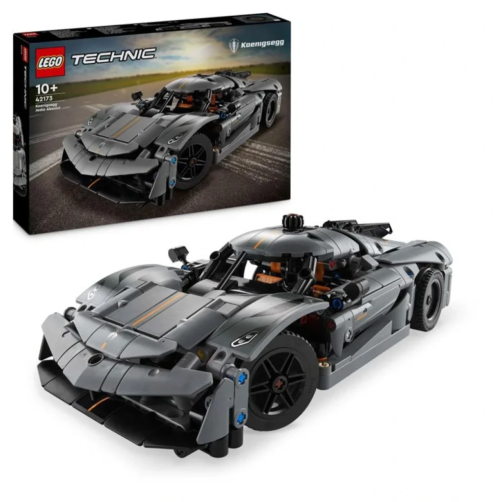 Конструктор LEGO Technic Koenigsegg Jesko Absolut — сірий гіперкар, 42173 UA