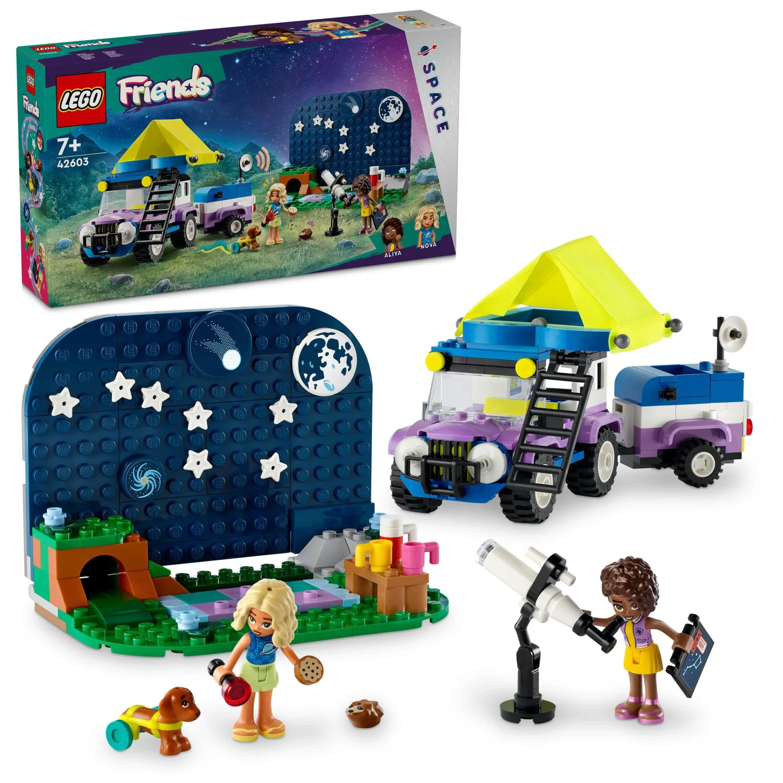 Конструктор LEGO Friends Кемпінговий автомобіль для спостереження за зірками, 42603 UA