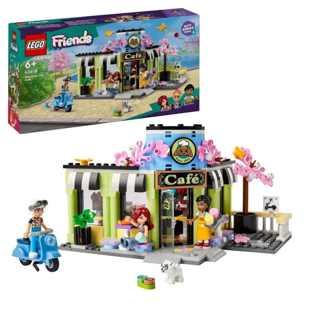 Конструктор LEGO Friends Кав'ярня Хартлейк-Сіті, 42618 UA