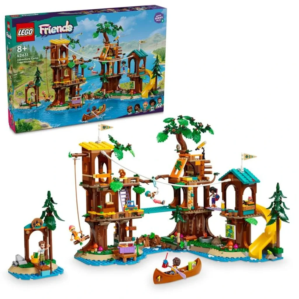 Конструктор LEGO Friends Будиночок на дереві у пригодницькому таборі, 42631 UA