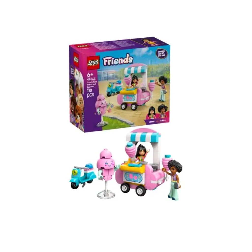 Конструктор LEGO Friends Ятка із солодкою ватою та скутер, 42643 UA