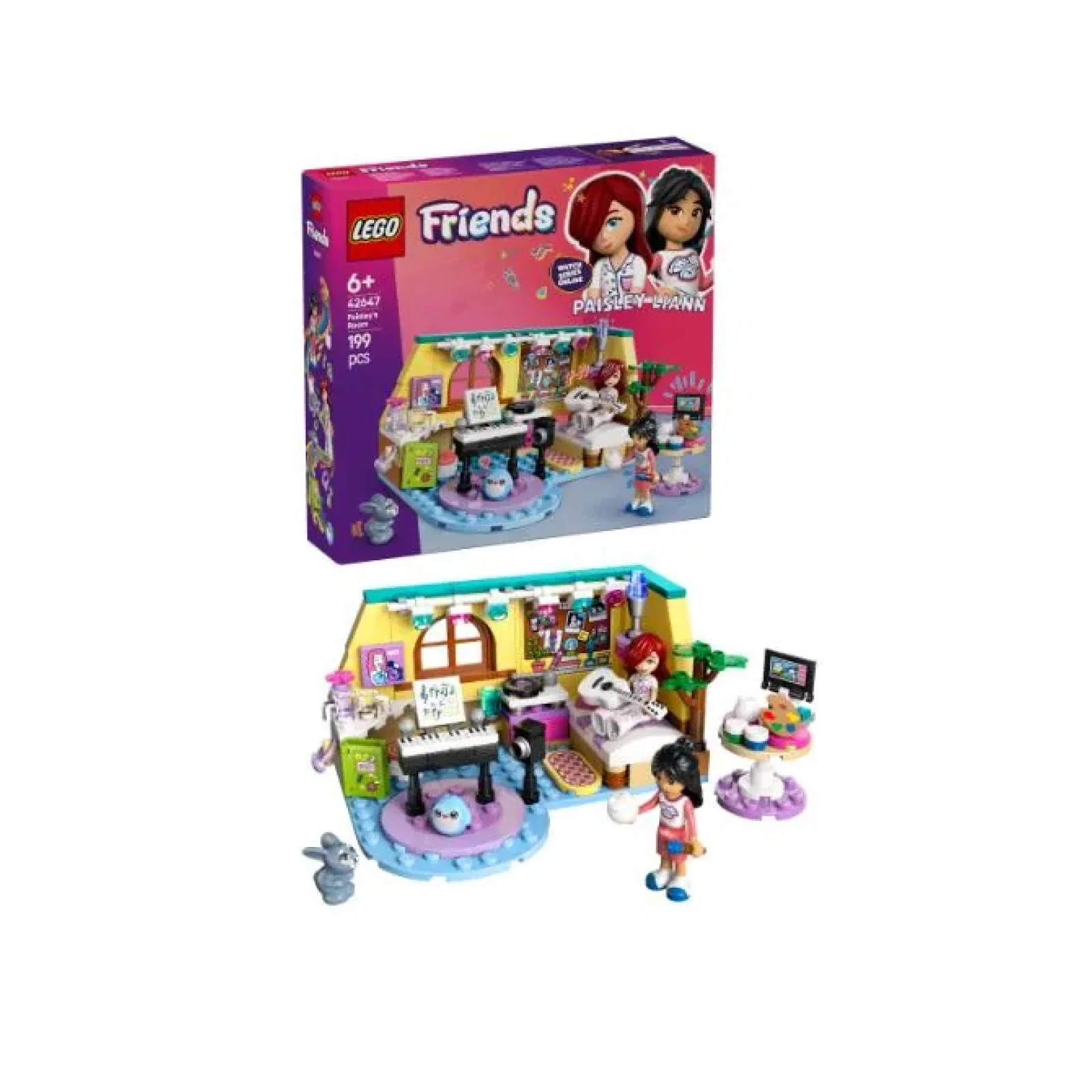 Конструктор LEGO Friends Кімната Пейслі, 42647 UA