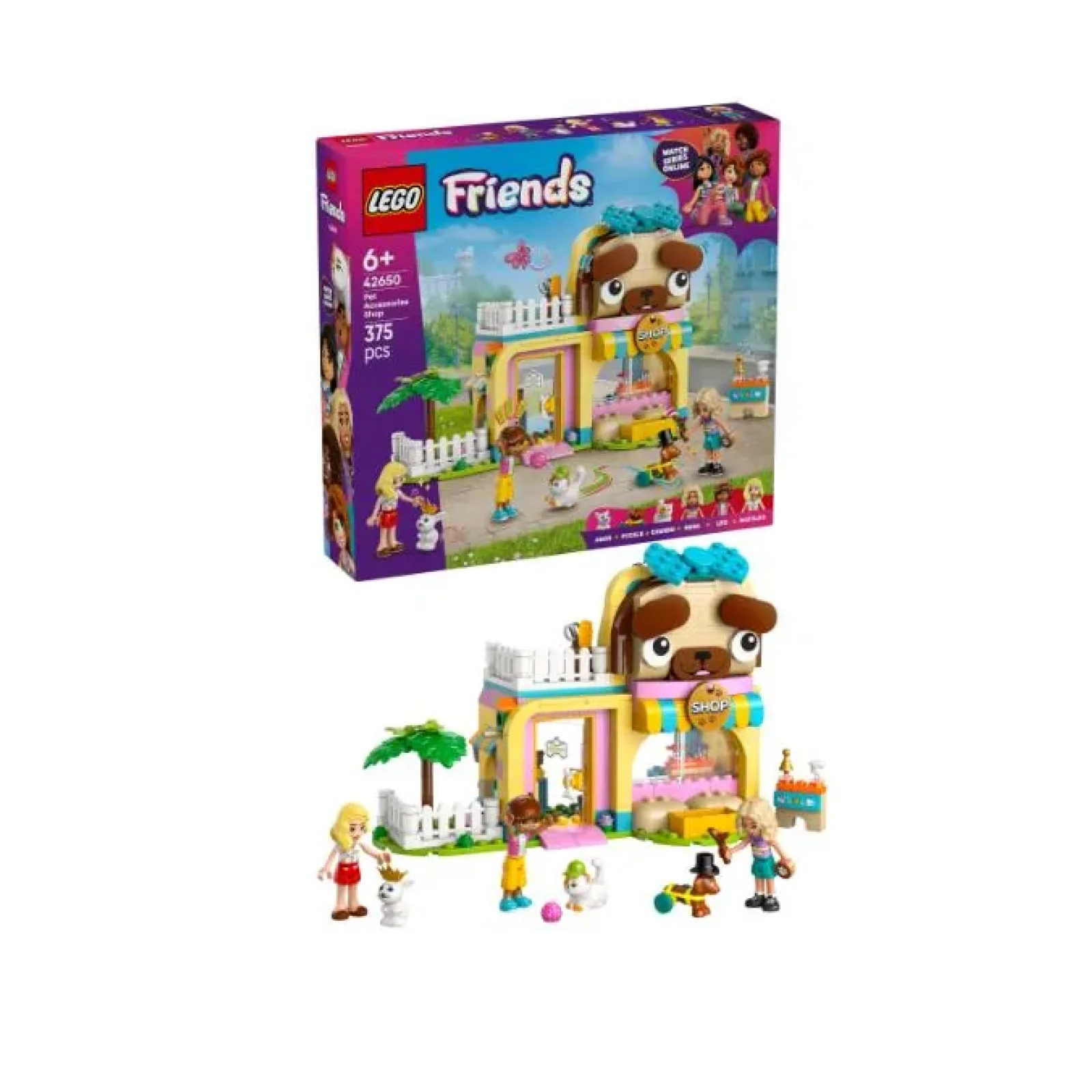Конструктор LEGO Friends Магазин аксесуарів для домашніх улюбленців, 42650 UA