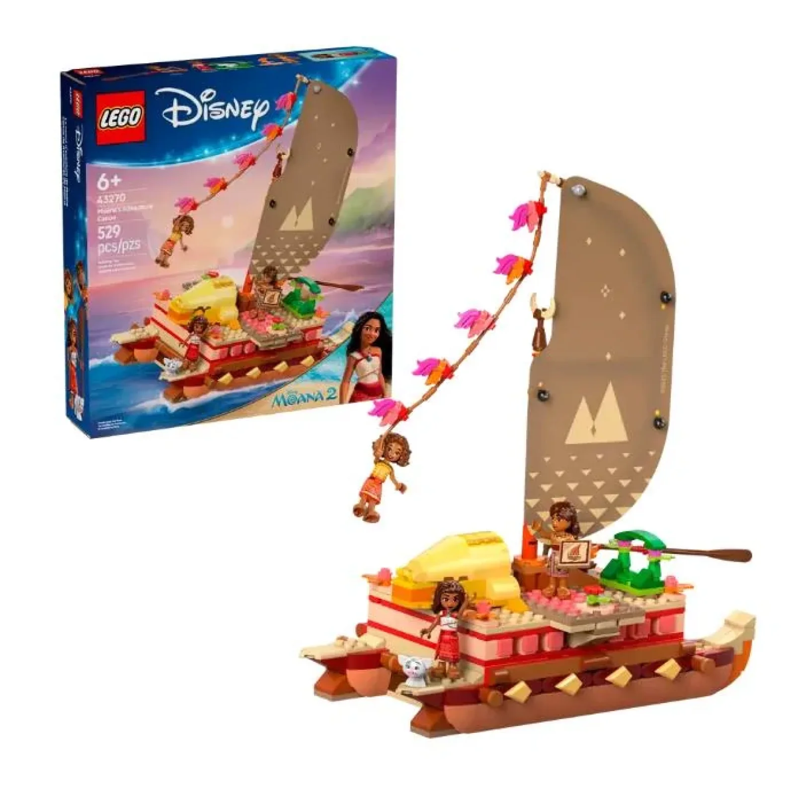 Конструктор LEGO Disney Princess Пригодницьке каное Ваяни, 43270 UA