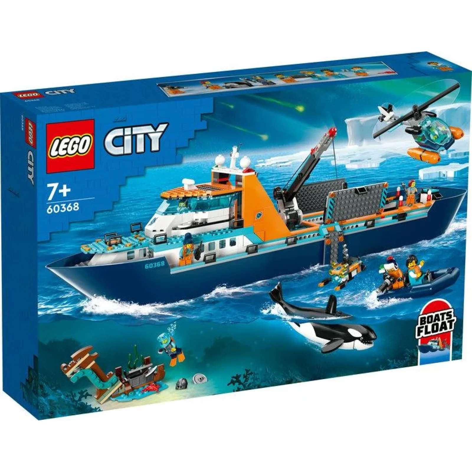 Конструктор LEGO City Арктичний дослідницький корабель, 60368 UA