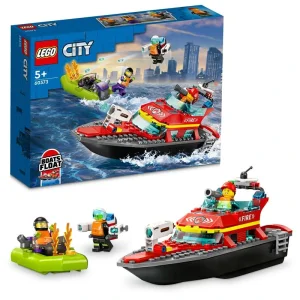 Конструктор LEGO City Лодка пожарной бригады, 60373 UA