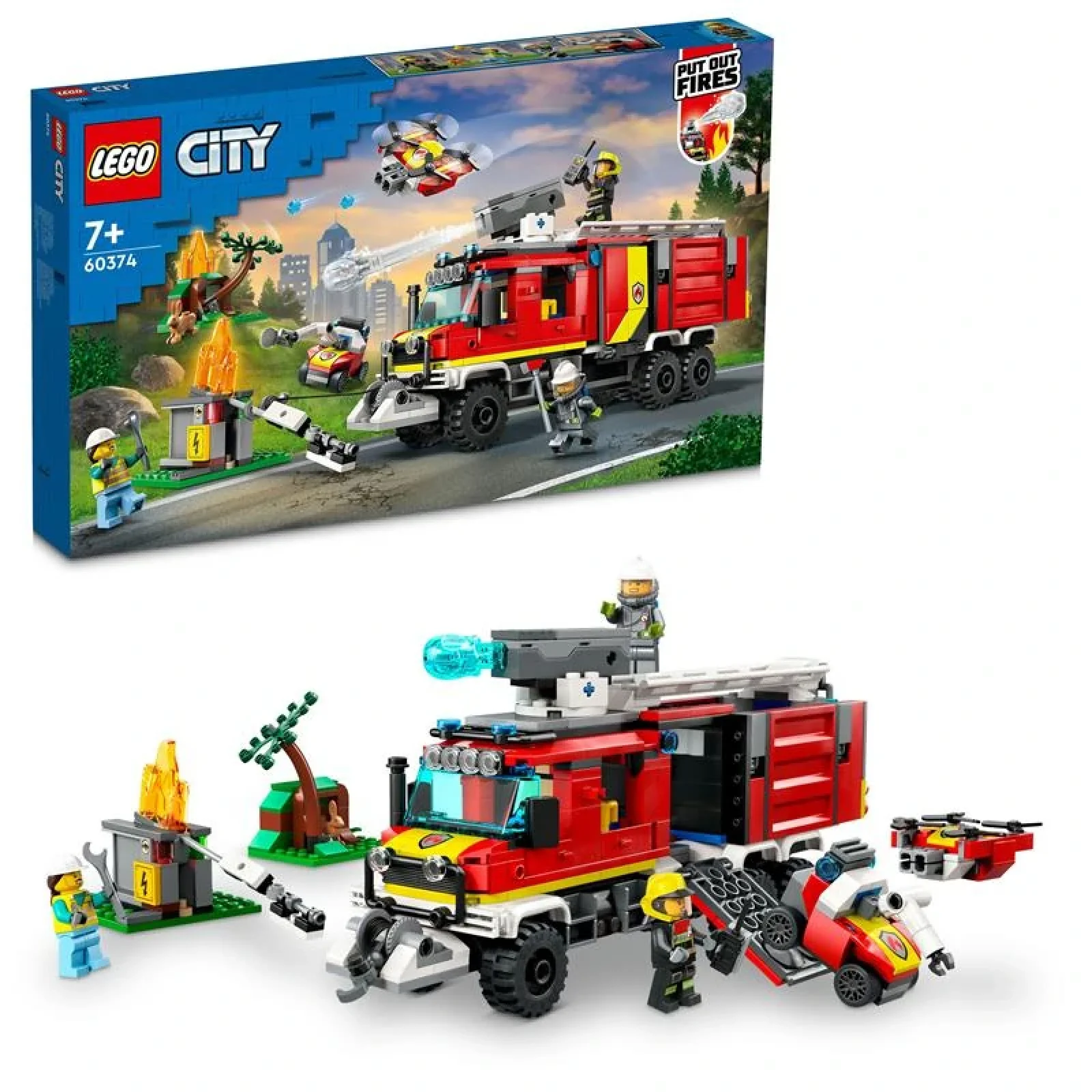 Конструктор LEGO City Пожежна машина, 60374 UA