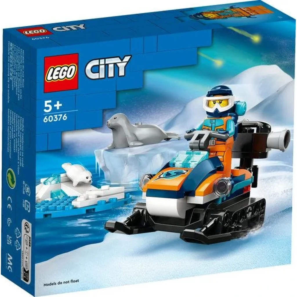 Конструктор LEGO City Арктичний дослідницький снігохід, 60376 UA