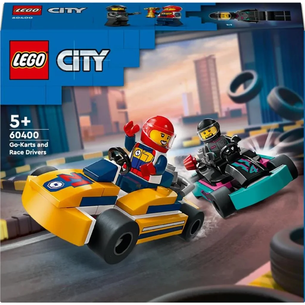 Конструктор LEGO City Картинг і гонщики, 60400 UA