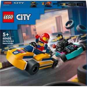 Конструктор LEGO City Картинг і гонщики, 60400 UA