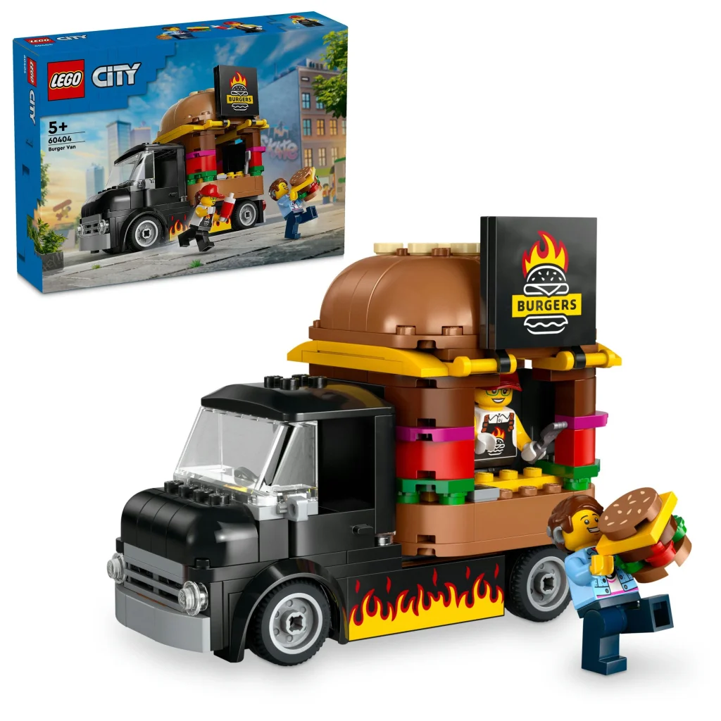Конструктор LEGO City Вантажівка з гамбургерами, 60404 UA