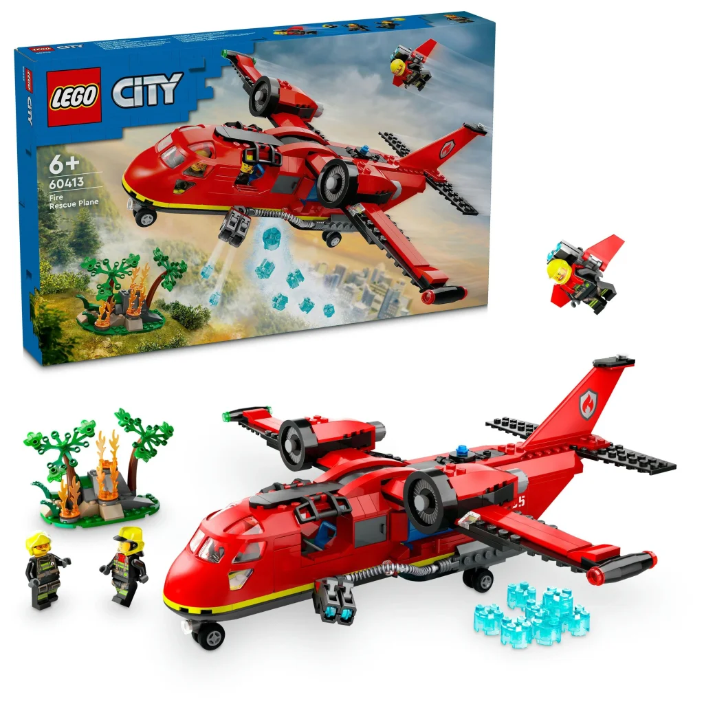 Конструктор LEGO City Пожежний рятувальний літак, 60413 UA
