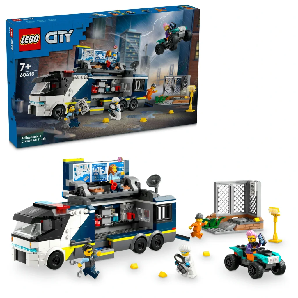 Конструктор LEGO City Пересувна поліцейська криміналістична лабораторія, 60418 UA