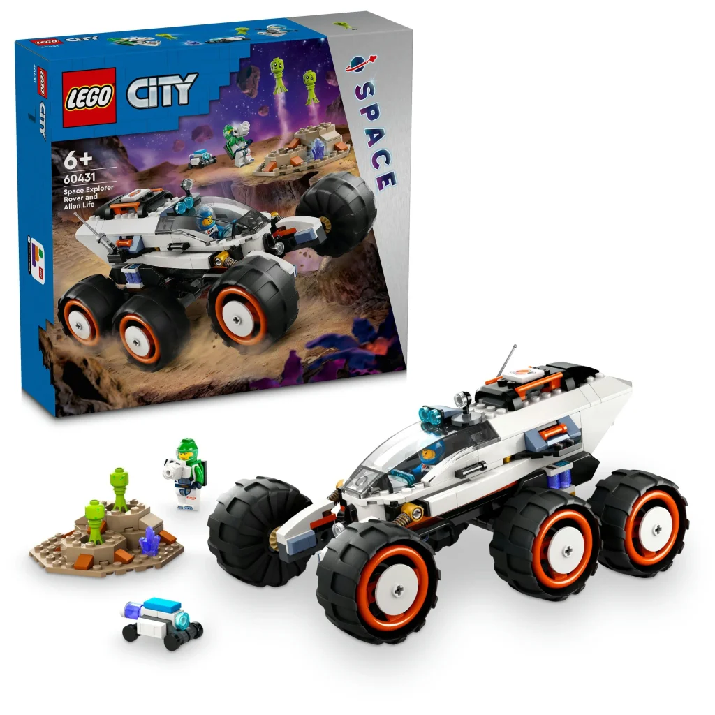 Конструктор LEGO City Космічний дослідницький всюдихід й інопланетне життя, 60431 UA