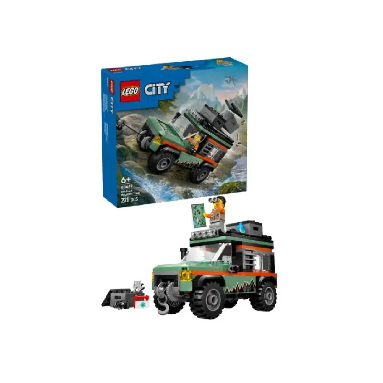 Конструктор LEGO City Позашляхова гірська вантажівка 4x4, 60447 UA