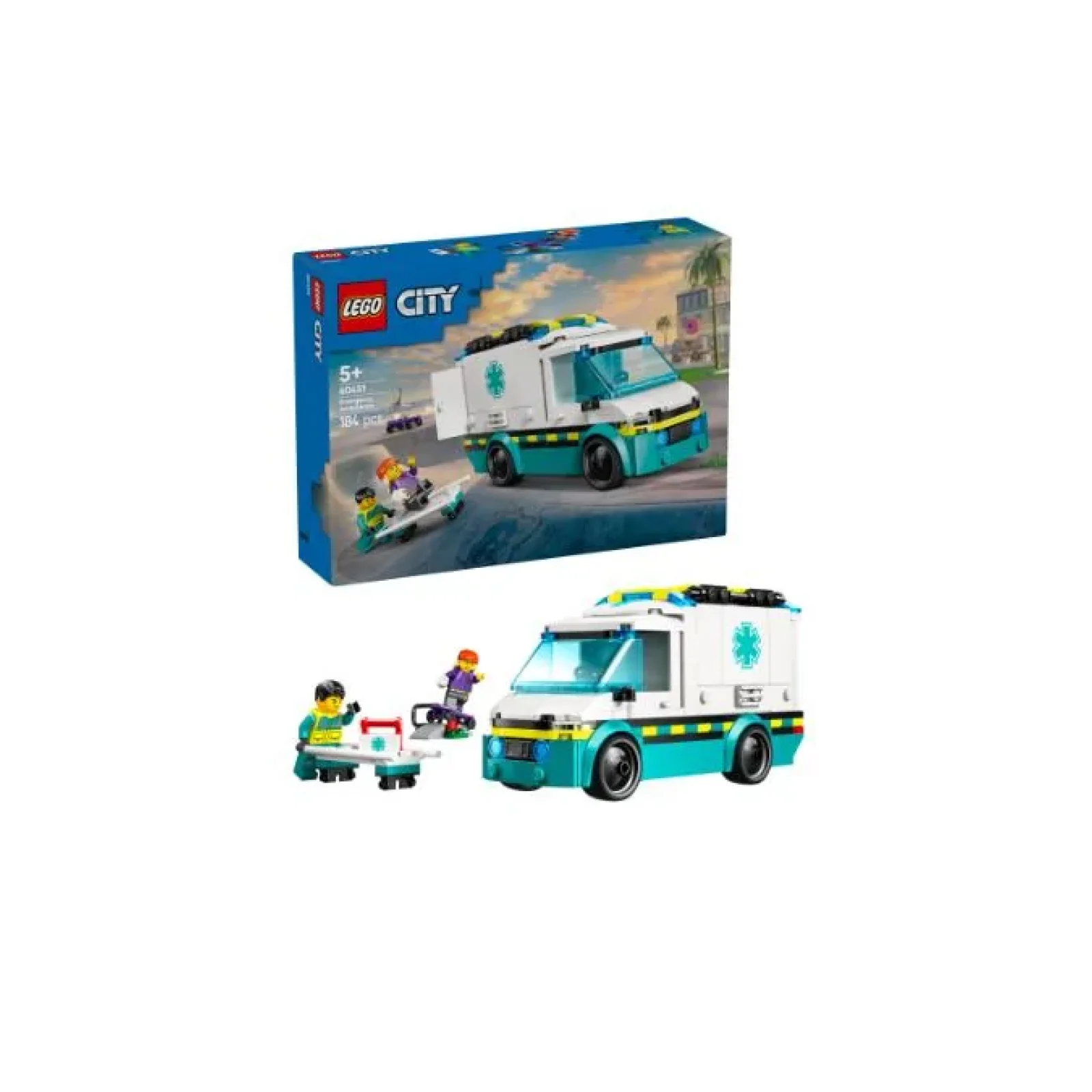 Конструктор LEGO City Швидка допомога, 60451 UA