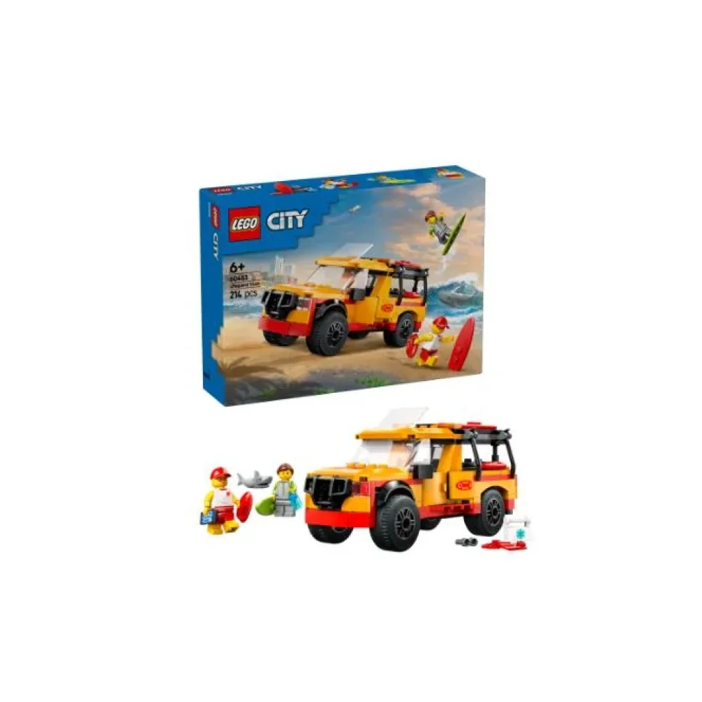 Конструктор LEGO City Пляжна рятувальна вантажівка, 60453 UA