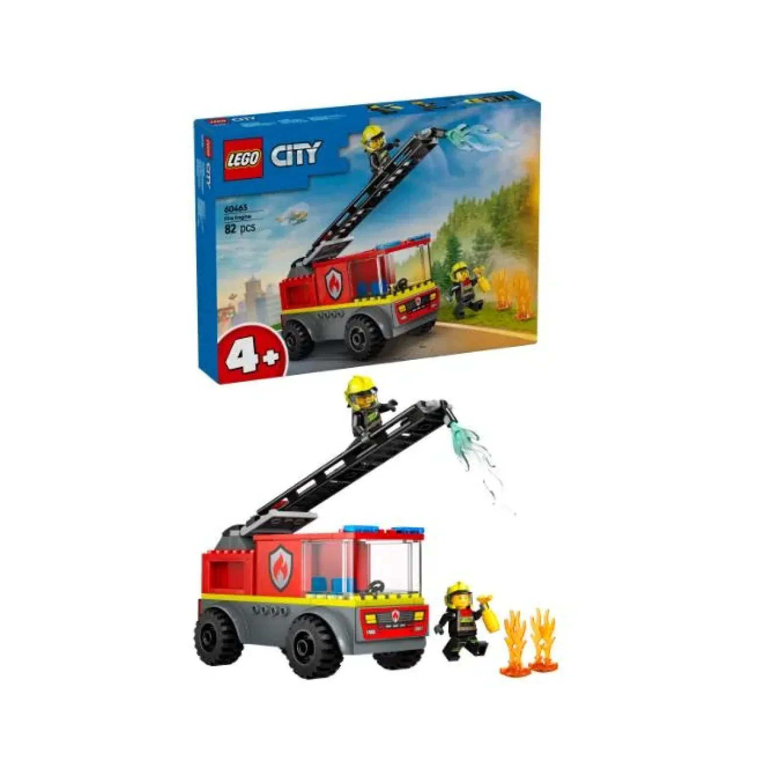 Конструктор LEGO City Пожежна машина з драбиною, 60463 UA