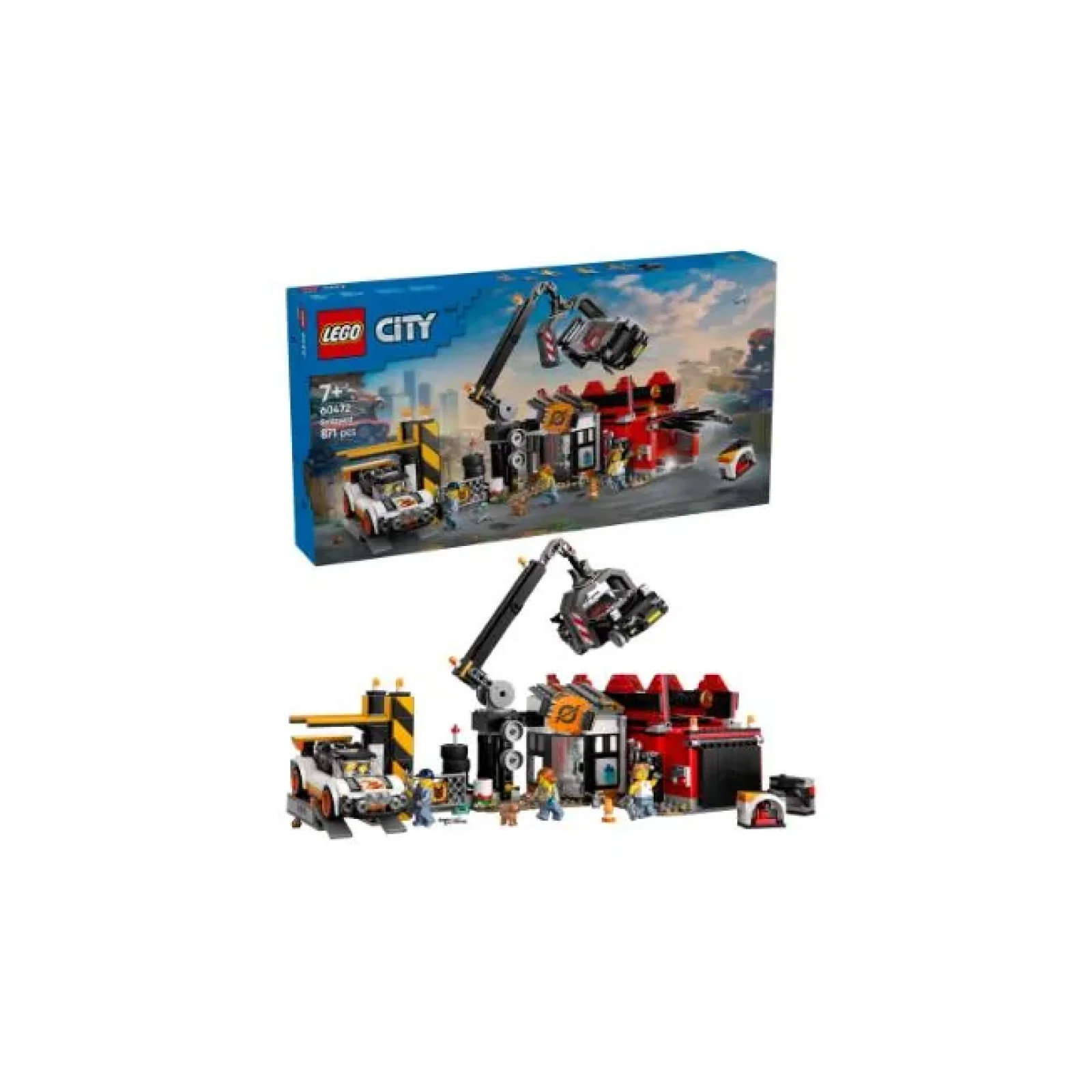 Конструктор LEGO City Звалище з автомобілями, 60472 UA