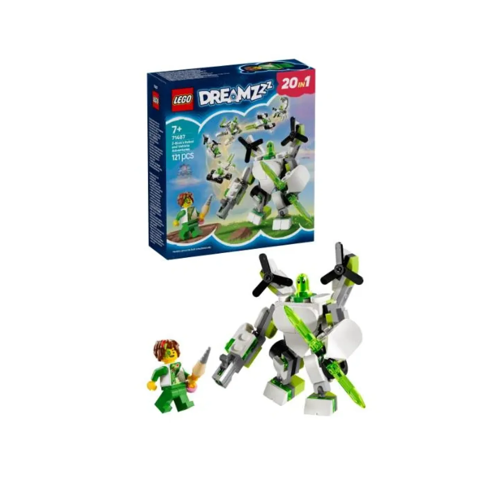 Конструктор LEGO DREAMZzz Робот Z-Blob та гоночні пригоди, 71487 UA