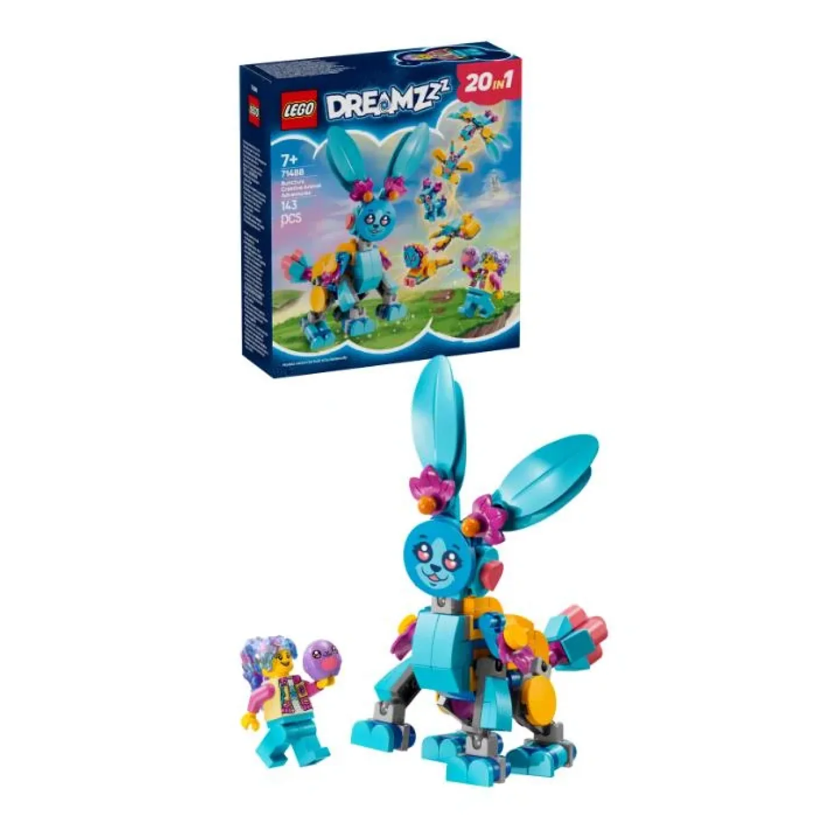 Конструктор LEGO DREAMZzz Творчі тваринні пригоди Бунчу, 71488 UA
