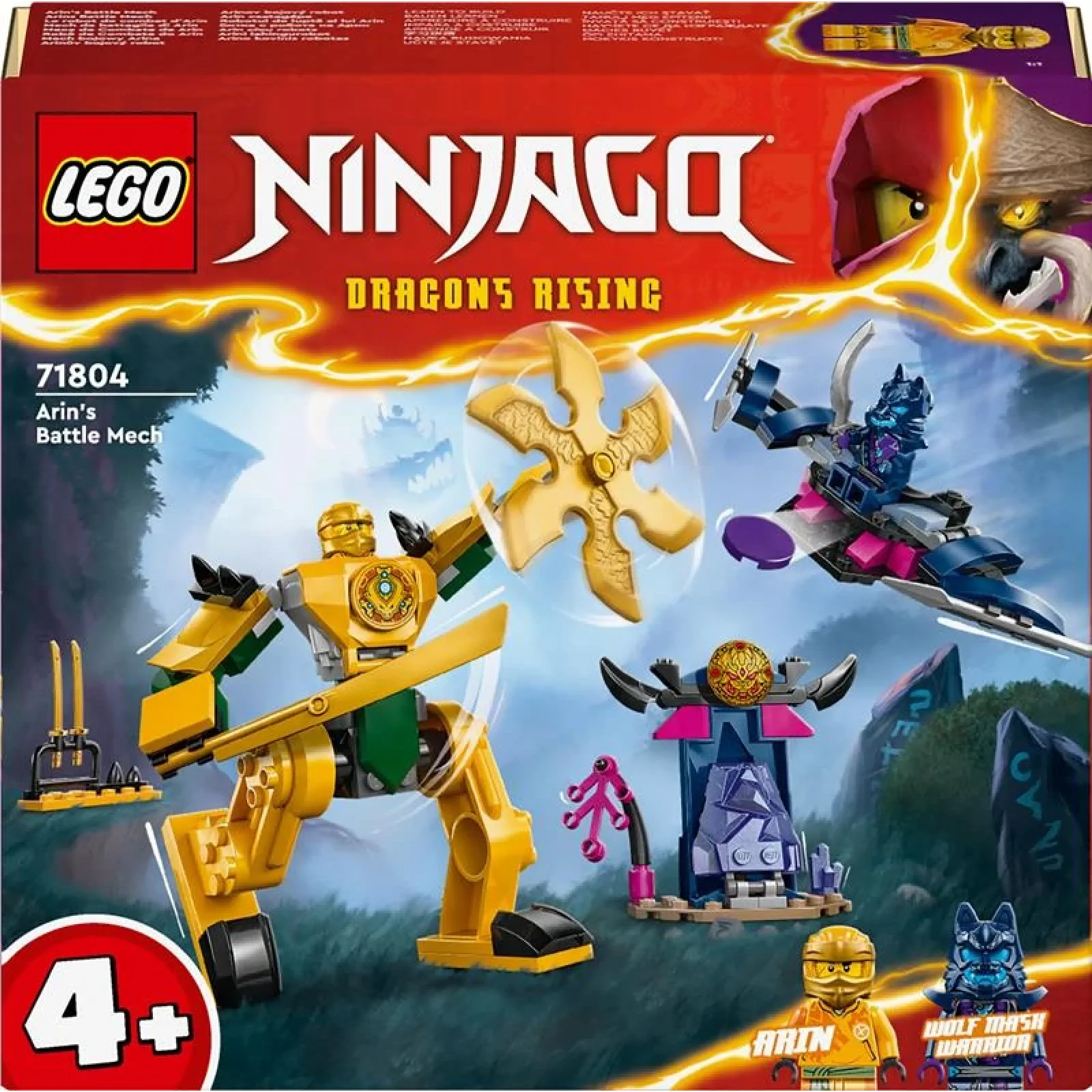 Конструктор LEGO NINJAGO Бойовий робот Аріна, 71804 UA