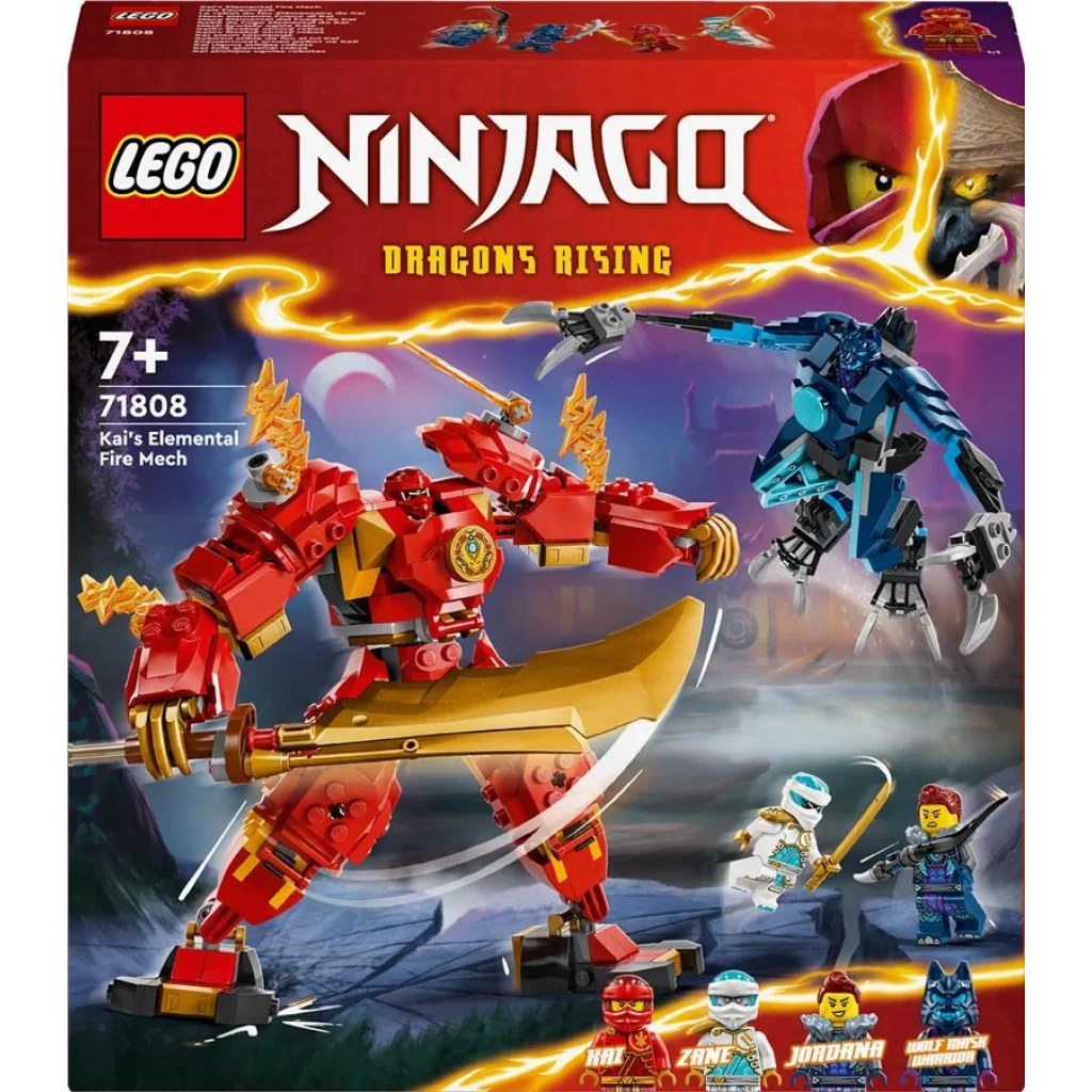 Конструктор LEGO NINJAGO Робот вогняної стихії Кая, 71808 UA