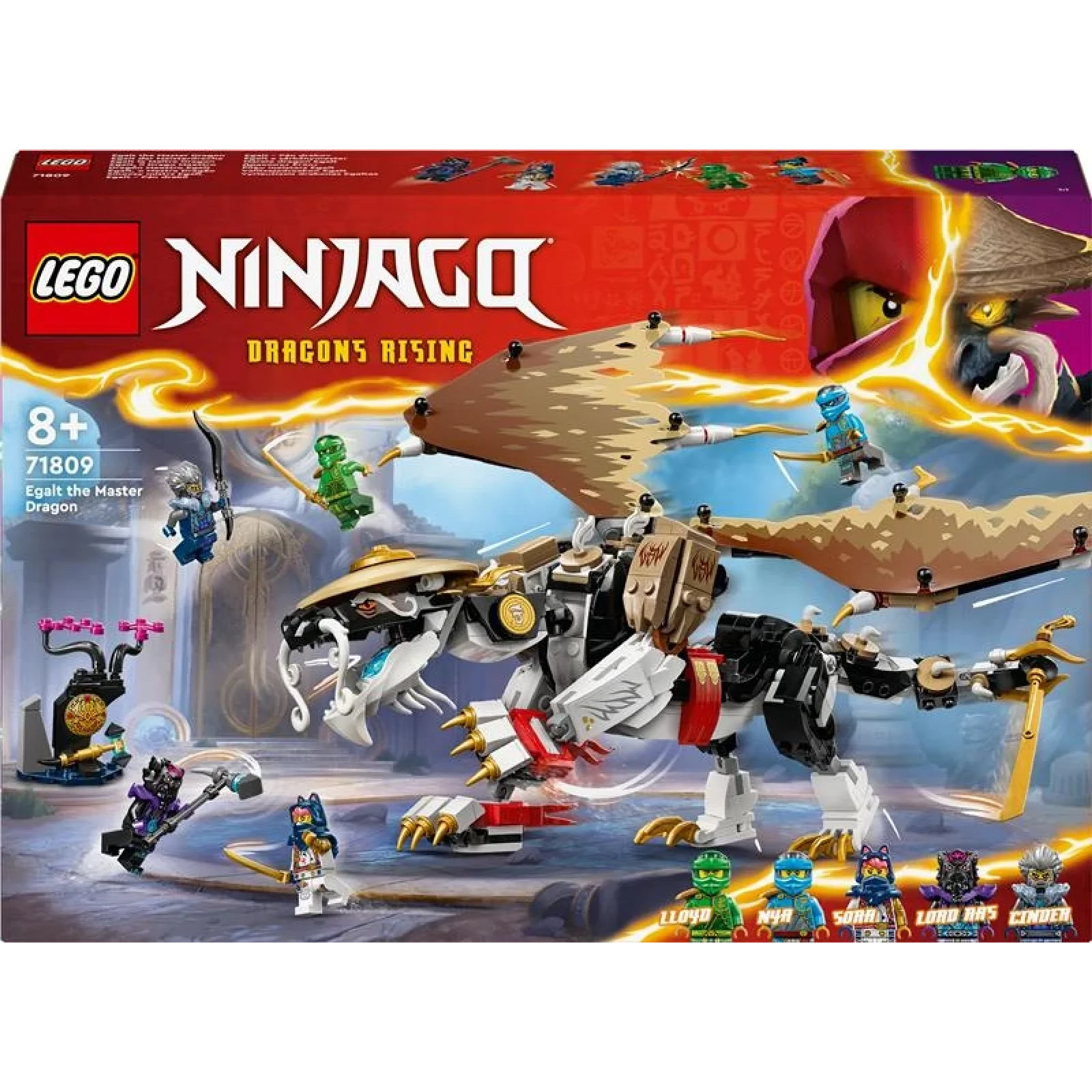 Конструктор LEGO NINJAGO Еґалт Повелитель Драконів, 71809 UA