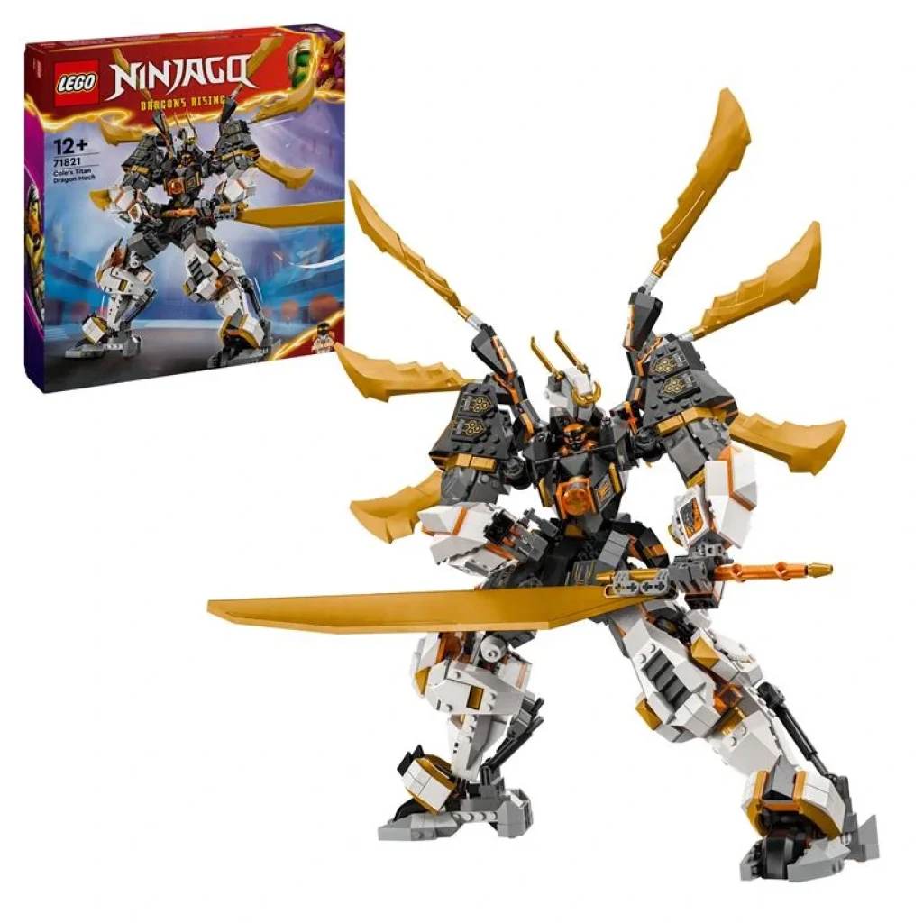 Конструктор LEGO NINJAGO Драконовий робот-титан Коула, 71821 UA