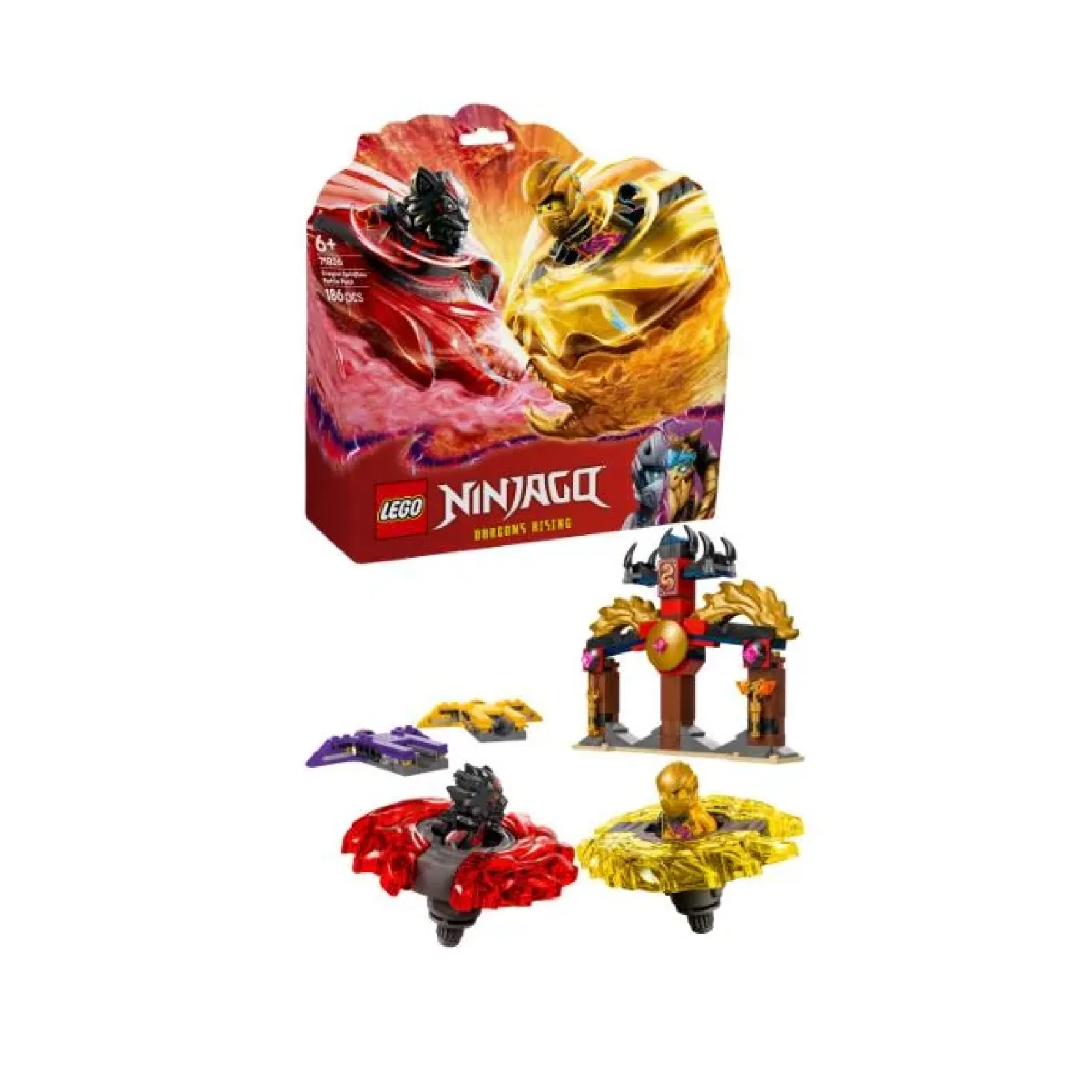 Конструктор LEGO Ninjago Бойовий набір дракона Спін-джитсу, 71826 UA