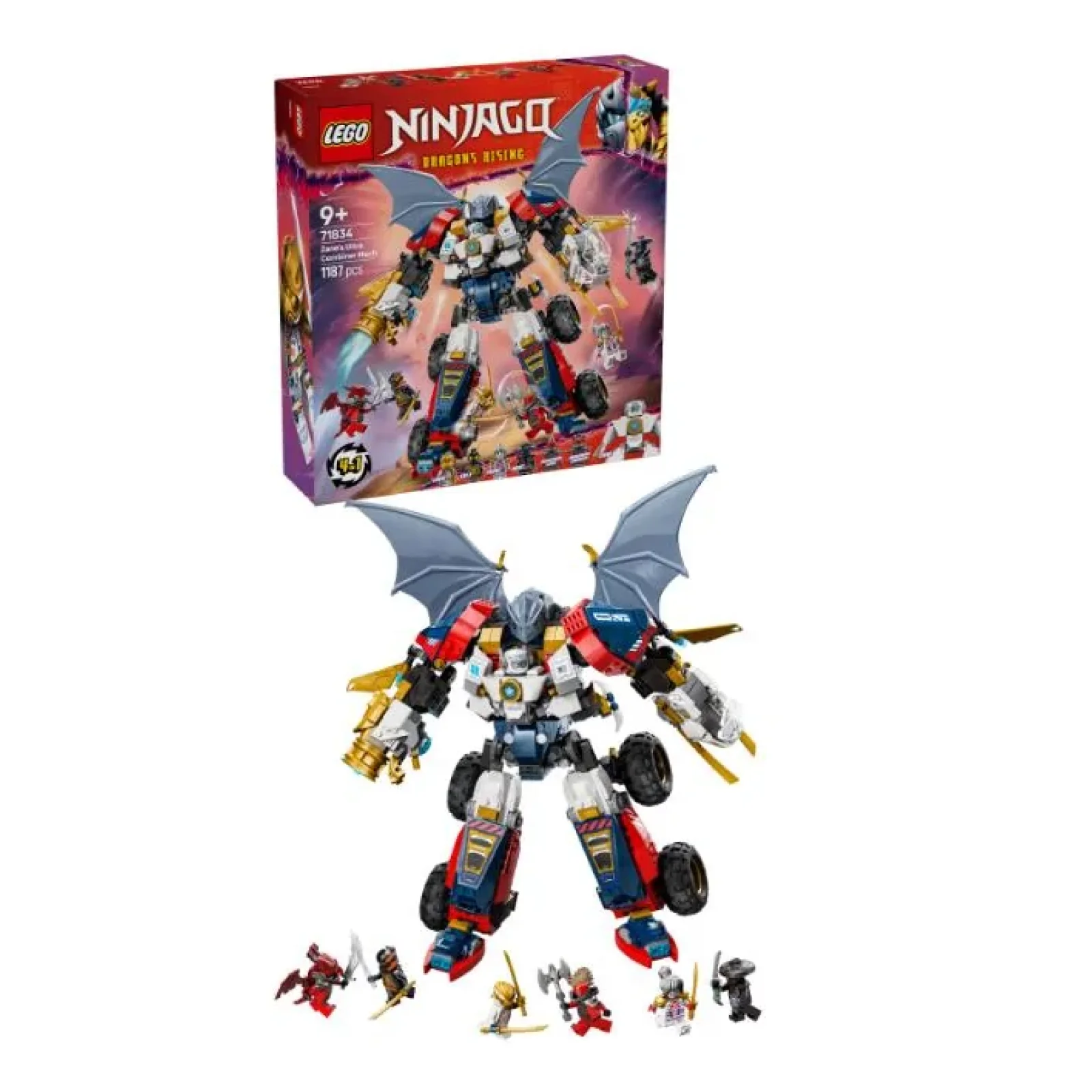 Конструктор LEGO Ninjago Ультраоб'єднувальний робот Зейна, 71834 UA