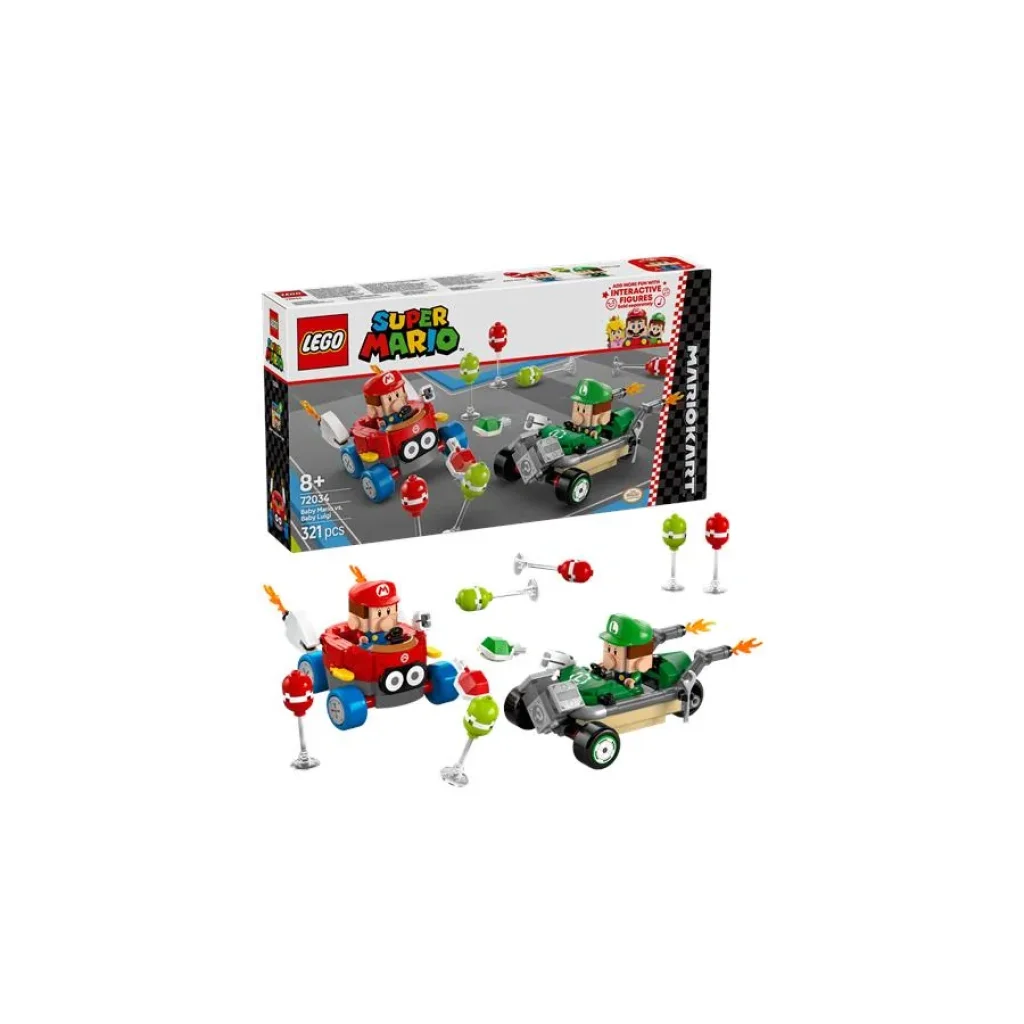 Конструктор LEGO Super Mario Mario Kart – Baby Mario vs. Baby Luigi, 72034 UA