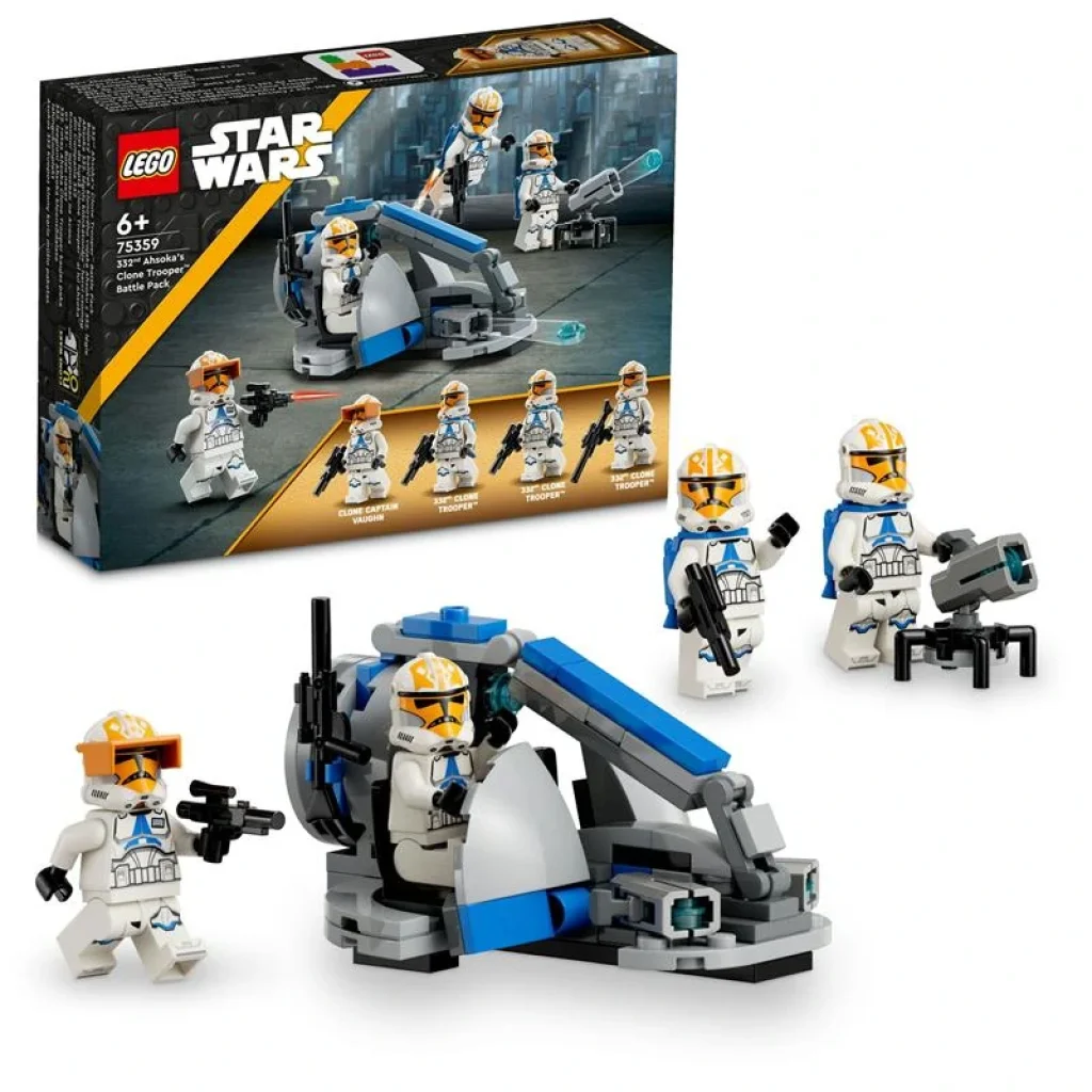 Конструктор LEGO Star Wars™ Клони-піхотинці Асоки 332-го батальйону. Бойовий набір, 75359 UA
