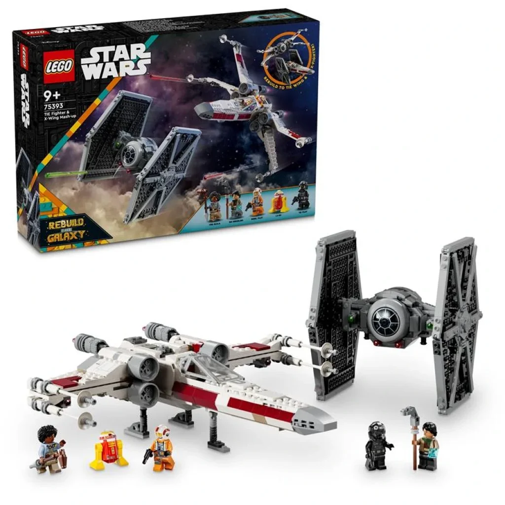 Конструктор LEGO Star Wars Збірний пакет «Винищувач TIE і Корабель X-wing», 75393 UA