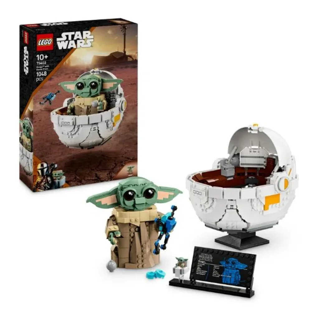 Конструктор LEGO Star Wars Ґроґу в повітряній колисці, 75403 UA