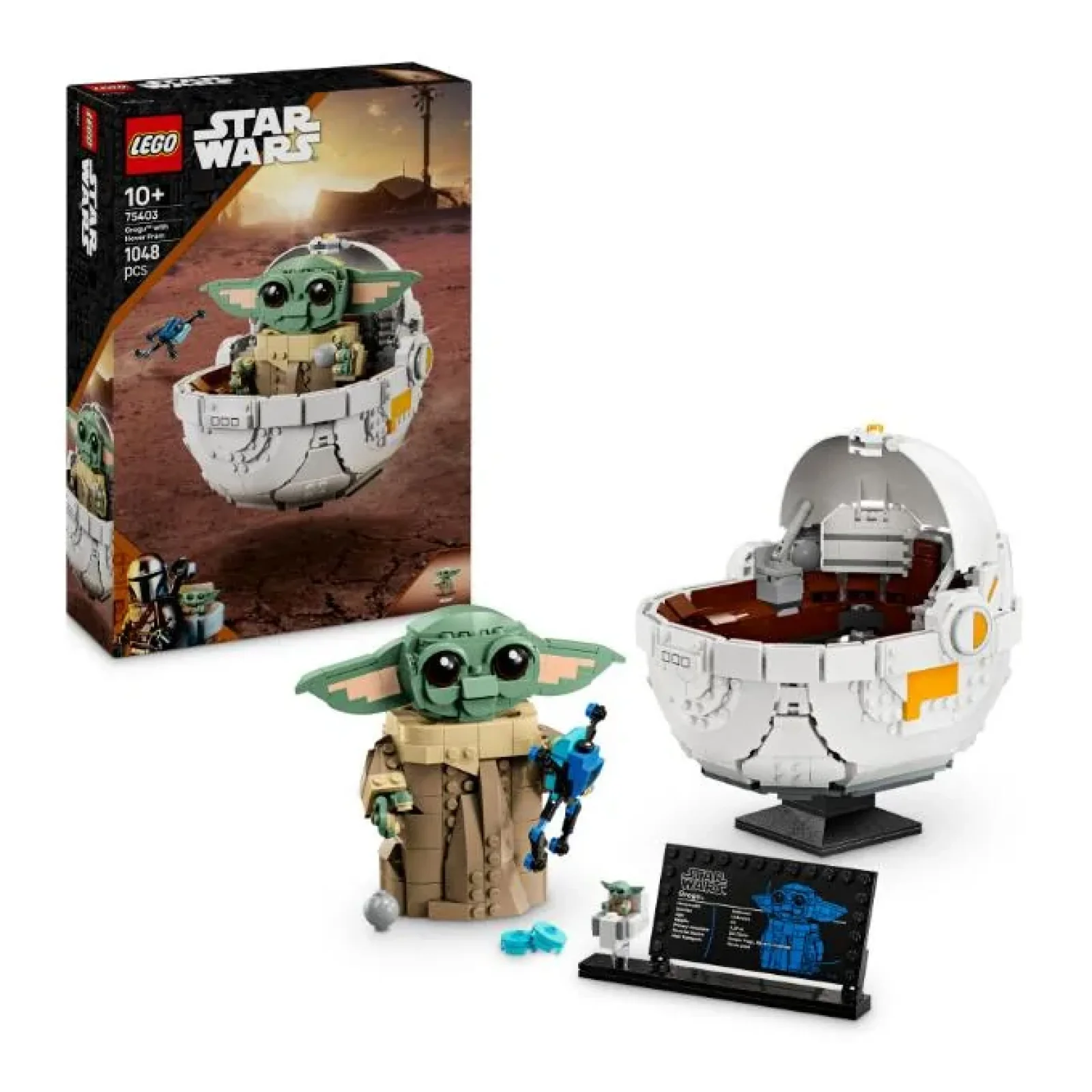 Конструктор LEGO Star Wars Ґроґу в повітряній колисці, 75403 UA