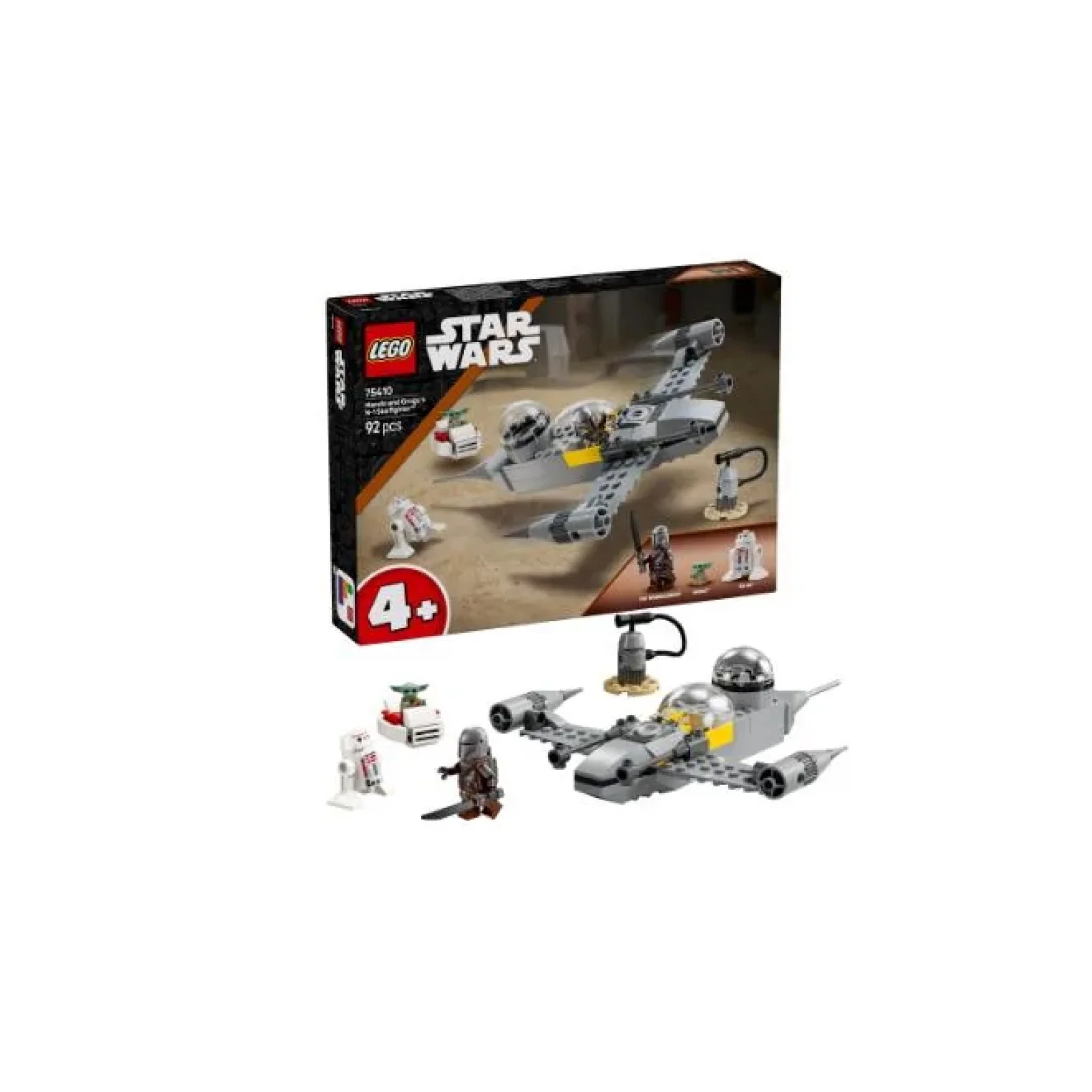 Конструктор LEGO Star Wars Зоряний винищувач N-1 Мандо й Ґроґу, 75410 UA